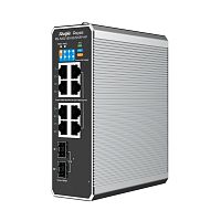 PoE Коммутатор, L2 управляемый, индустриальный Ruijie RG-NIS2100-8GT2SFP-HP