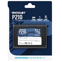 Твердотельный накопитель SSD 512 Gb SATA 6Gb/s Patriot P210 P210S512G25 2.5" 3D TLC