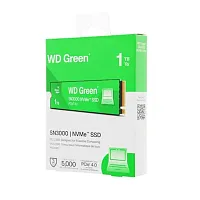 Твердотельный накопитель SSD 1 Tb M.2 2280 WD Green SN3000 NVMe PCIe4x4, R5000/W4200, TBW:150 (bulk)