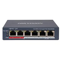 Hikvision DS-3E0106P-E/M(B) PoE Коммутатор