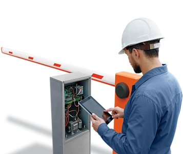 Установка шлагбаумов