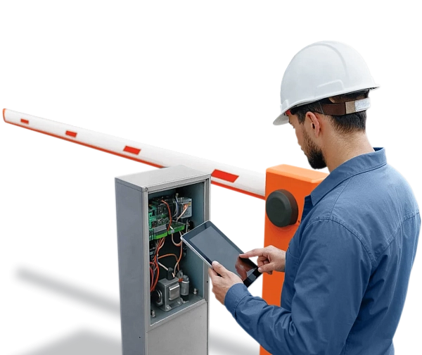 Установка шлагбаумов