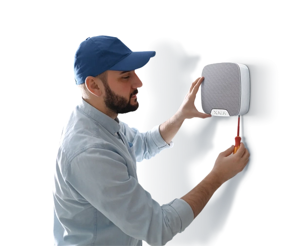 Установка охранной сигнализации