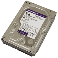 Жесткий диск HDD 8 TB Western Digital (WD85PURZ), 3.5", 256 MB, SATA III, Purple