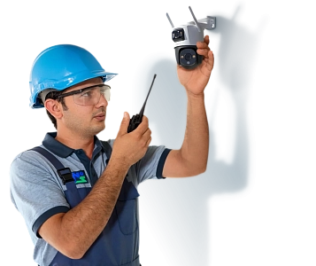 Установка видеонаблюдения