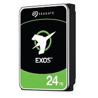 Жёсткий диск HDD 24Tb SATA 6Gb/s Seagate Exos X24 ST24000NM002H, 3.5" 7200rpm 512Mb