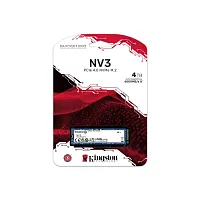 Твердотельный накопитель SSD 4000 Gb M.2 2280 Kingston SNV3S/4000G, PCIe NVMe Gen 4x4, W6000/R5000