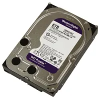 Жесткий диск HDD 6 TB Western Digital Surveillance (WD64PURZ), 3.5", 256 MB, SATA III, Purple
